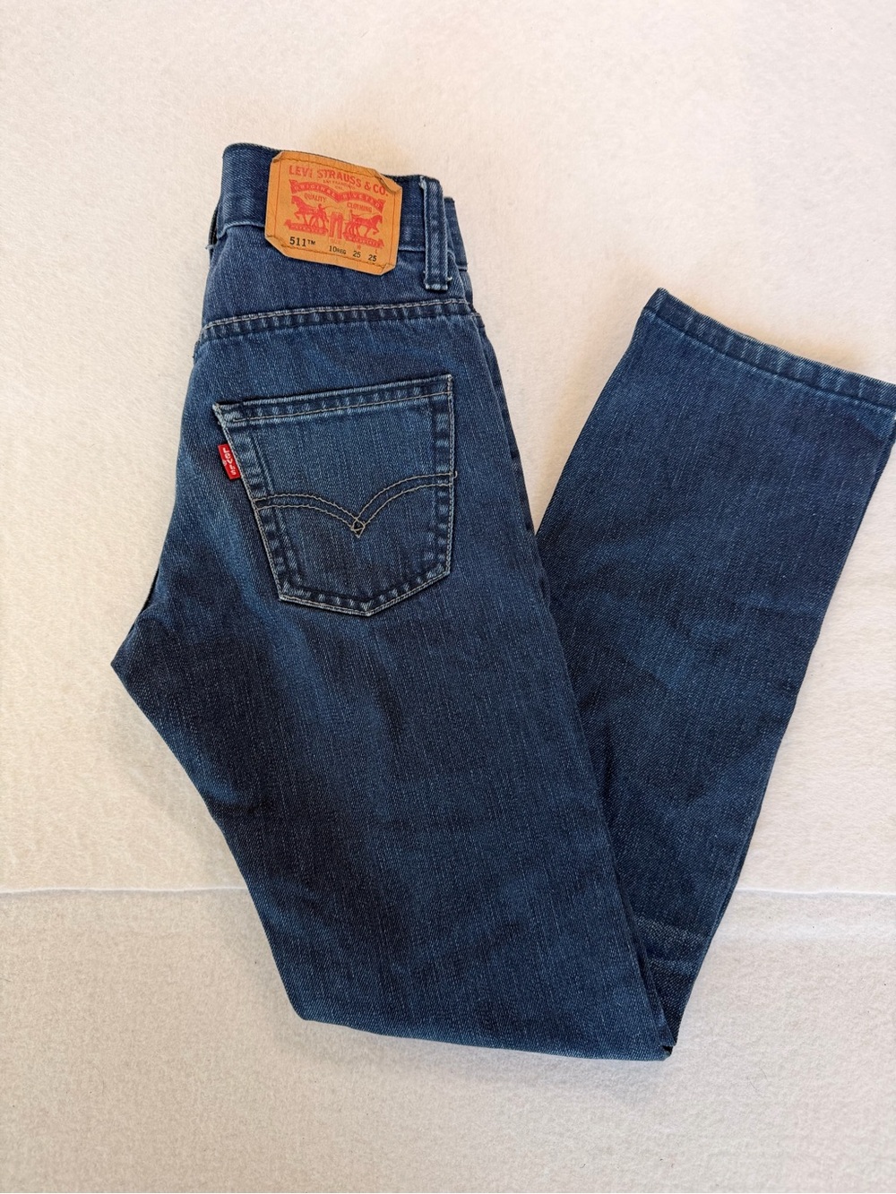 Levi's 511 Slim Boy's Blue Denim Jeans - Classic Straight Fit